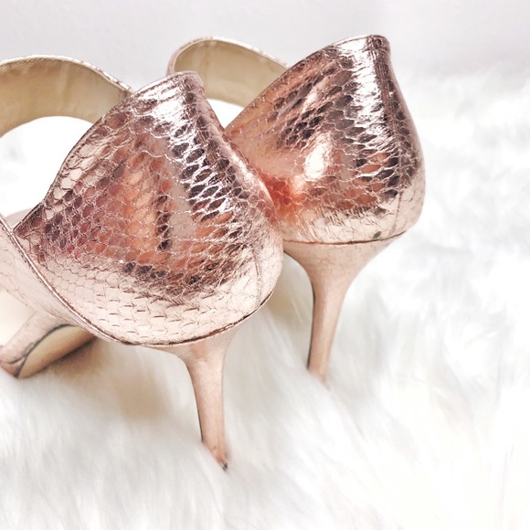 Jimmy Choo Lee Ballet Metallic Sandals Heels - Picture 4 of 8